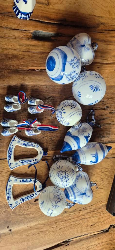 Delfts Blauwe Ornamenten en Miniatuur Collectie, Diversen, Kerst, Ophalen of Verzenden