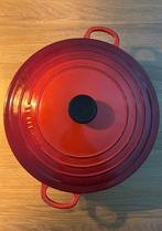 Le creuset pan, Huis en Inrichting, Ophalen of Verzenden, Zo goed als nieuw, Gietijzer, Koekenpan of Braadpan