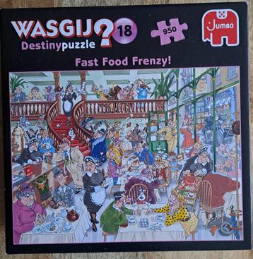 Puzzle Wasgij 950 stuks Fast Food Waanzin! beschikbaar voor biedingen