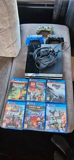 PlayStation 4 met 6 games en 3 controllers, Ophalen of Verzenden, Original, Met 3 controllers of meer, 500 GB