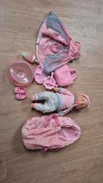 Babyborn pop met kleding en accessoires, Kinderen en Baby's, Speelgoed | Poppen, Ophalen of Verzenden, Gebruikt, Babypop