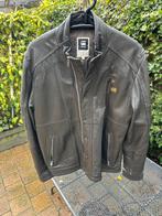 G STAR zwarte leren jas maat XXL (54), Zwart, G-STAR, Maat 56/58 (XL), Ophalen of Verzenden