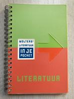 Wolters’ Literatuur in je pocket, Ophalen of Verzenden, Zo goed als nieuw, VWO, Nederlands