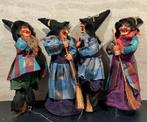 Haloween Poppen.  Heksen 4 Stuks., Verzenden, Gebruikt, Accessoires