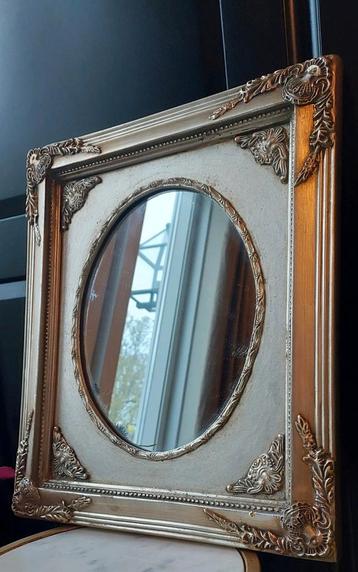 Barok Spiegel hout met 3D Ornamenten - Goud Champagne beschikbaar voor biedingen