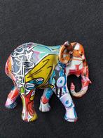 Kleurrijk Graffiti Olifantenbeeld 17 cm hoogte 15 cm ongev., Ophalen of Verzenden, Zo goed als nieuw