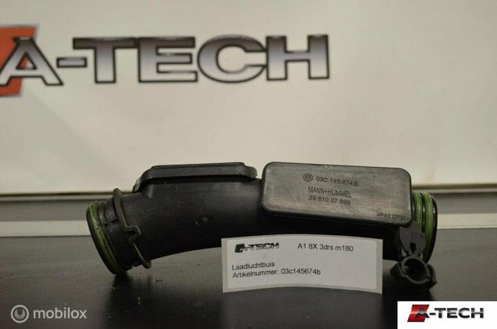 Luchtinlaatslang CAVG, CTHG, Audi A1 8X 1.4 TFSI 03c145674b, Auto-onderdelen, Motor en Toebehoren, Audi, Gebruikt, Ophalen of Verzenden