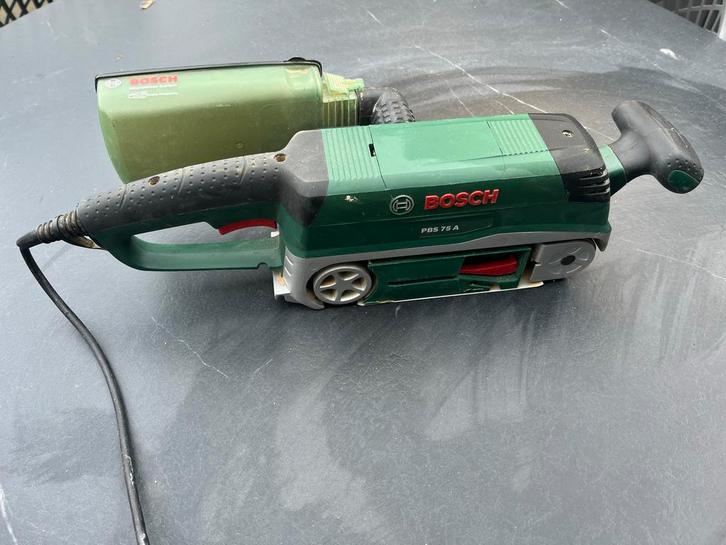 Bosch Bandschuurmachine PBS 75 A, Doe-het-zelf en Verbouw, Gereedschap | Schuurmachines, Gebruikt, Bandschuurmachine, 600 tot 1200 watt