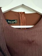 Bruin avondjurk, Bruin, Maat 46/48 (XL) of groter, Ophalen of Verzenden, Zo goed als nieuw