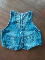 Jeans vest bodywarmer meisje maat 116, Kinderen en Baby's, Kinderkleding | Maat 116, Ophalen of Verzenden, Gebruikt, Meisje, Trui of Vest