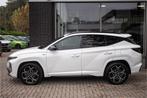 Hyundai Tucson 1.6 T-GDI PHEV N Line 4WD - Apple cp/Android, Gebruikt, 4 cilinders, Leder en Stof, Wit