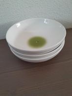 3 schalen met groene stip, Huis en Inrichting, Gebruikt, Ophalen of Verzenden, Schaal of Schalen, Overige stijlen