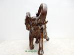 001* Bronzen olifant Afrika (Boven €75 geen verzendkosten), Nieuw, Overige materialen, Ophalen of Verzenden, Dierenbeeld