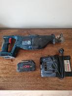 Bosch Accu Reciprozaag 8Ah + Accu & Lader, Ophalen, Gebruikt