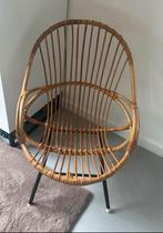 Vintage Rotan Stoeltje, Huis en Inrichting, Ophalen, Gebruikt, Bruin, Riet of Rotan