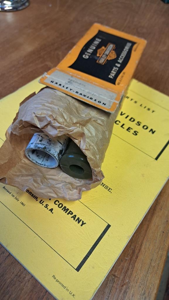 Harley wlc nos plastic groene handvatten 3310-42A.geen wla, Ophalen of Verzenden, Duitsland