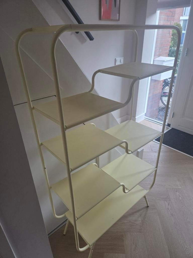 Stijlvolle Kwantum Vakkenkast, Met plank(en), Gebruikt, 100 tot 150 cm, Metaal