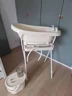 Compleet Bebejou baby badje met standaard en emmer, Ophalen, Zo goed als nieuw, Badje, Standaard
