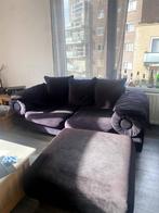 Zwarte Sofa met bijzetstuk, Ophalen, Zwart, 150 tot 200 cm, Tweepersoons