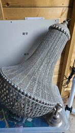 Hanglamp Hang Lamp Bali Ibiza Beige Grijs Vintage, Ophalen, Minder dan 50 cm