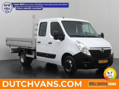 Opel Movano 2.3CDTI 130PK Open laadbak Dubbellucht | 3500Kg, Auto's, Bestelauto's, Te koop, ABS, Airconditioning, Boordcomputer