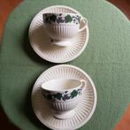 Wedgwood Stratford koffiekop en schotel 8 cm, Ophalen of Verzenden, Gebruikt, Kop en/of schotel