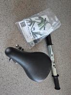 Fietssteun en zadeltje herenfiets voor kind, Ophalen