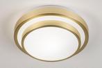 plafondlamp goud messing wit badkamer tafel keuken bedlamp, Huis en Inrichting, Lampen | Plafondlampen, Ophalen of Verzenden