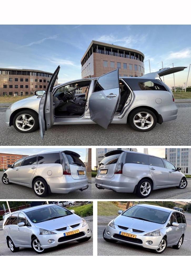 Nette Mpv Grandis 2.4i Mivec M'2008 Airco 7pers Pc Inr Mog, Auto's, Mitsubishi, Bedrijf, Grandis, ABS, Airbags, Airconditioning