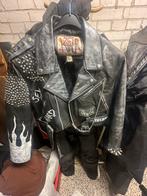 Leren Design Jas - Handgemaakt, Kleding | Dames, Jassen | Zomer, Ophalen of Verzenden, Gedragen, Maat 38/40 (M), Zwart