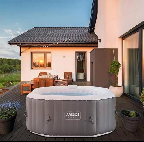 Bubblebad Arebos Venice Jacuzzi, Tuin en Terras, Bubbelbaden en Hottubs, Zo goed als nieuw, Filter, Ophalen of Verzenden