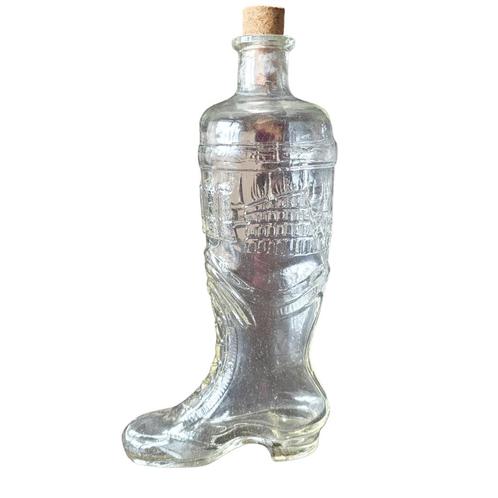 Glazen fles in de vorm van een laars , Italie 0405, Antiek en Kunst, Curiosa en Brocante, Ophalen of Verzenden