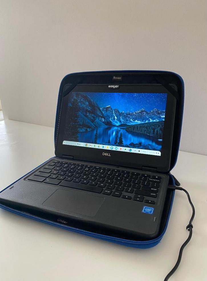 Dell Chromebook 3100 2-in-1 Touchscreen + Accessoires, Computers en Software, Chromebooks, Zo goed als nieuw, 11 inch, 4 GB of minder