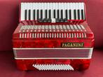 Z.g.a.n. Paganini accordeon . 96 bas . 3 korig ., Overige merken, Met koffer, Zo goed als nieuw, 96-bas