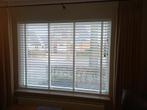3x witte houten jaloezieen, Huis en Inrichting, Ophalen, Gebruikt, 150 tot 200 cm, Wit