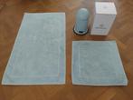 Mooie set Aquanova badmatten en afvalbak kleur blauw, Huis en Inrichting, Badkamer | Badtextiel en Accessoires, Ophalen of Verzenden