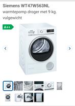 Siemens WT47W563NL

 warmtepomp Droger 9KG, Witgoed en Apparatuur, Wasdrogers, 6 tot 8 kg, Anti-kreukfase, Refurbished, Ophalen of Verzenden