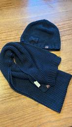 Z8 set van muts en sjaal donkerblauw meisje, Kinderen en Baby's, Kinderkleding | Mutsen, Sjaals en Handschoenen, Gebruikt, Z8