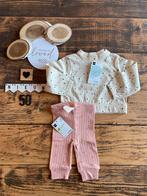 Baby girl hema setje trui crème roze broekje maat 50, Kinderen en Baby's, Babykleding | Maat 50, Ophalen of Verzenden, Nieuw, Meisje