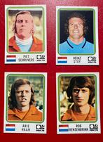 Panini 4 Voetbalplaatjes WK '74 - Nederland, Verzamelen, Ophalen of Verzenden, Gebruikt, Overige sporten, Poster, Plaatje of Sticker