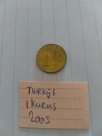 Turkije 1 Kurus 2005, Postzegels en Munten, Munten | Europa | Niet-Euromunten, Verzenden, Overige landen, Losse munt