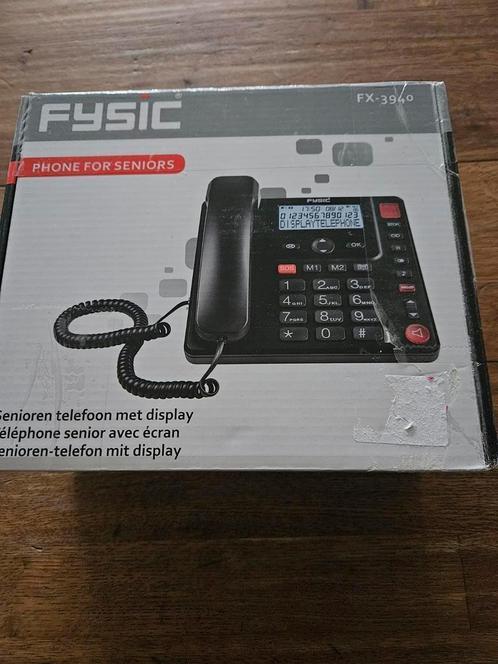 Fysic fx-3940 senioren telefoon nieuw in doos., Telecommunicatie, Vaste telefoons | Niet Draadloos, Nieuw, Ophalen of Verzenden