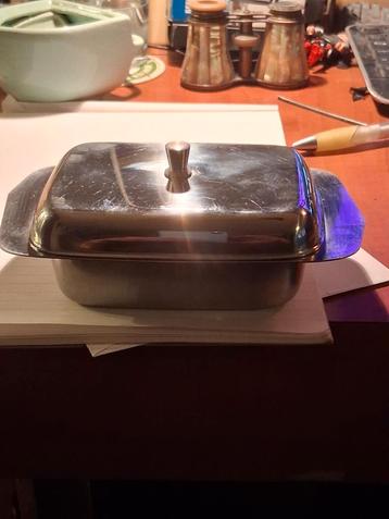 Vintage Botervloot - Inox 18/10 beschikbaar voor biedingen