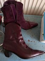 Jan Jansen enkellaarsjes bordeaux maat 37 leer/suède, Kleding | Dames, Schoenen, Jan jansen, Lage of Enkellaarzen, Ophalen of Verzenden