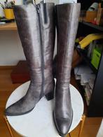 Lange laarzen, mt 38, grijs-bruin / taupe, Hoge laarzen, Overige kleuren, Verzenden, Zo goed als nieuw