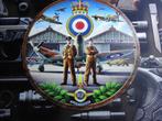 Tinnen Wandplaat Royal Air Force  20 cm rond, Verzenden, Luchtmacht, Engeland