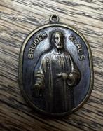 Bronzen label Bruder Klaus, Antiek en Kunst, Antiek | Religie, Ophalen of Verzenden