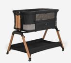 Qute Co-Sleeper Q-Breez Plus Woody Zwart - Baby bed, Ophalen, Zo goed als nieuw, Wieg
