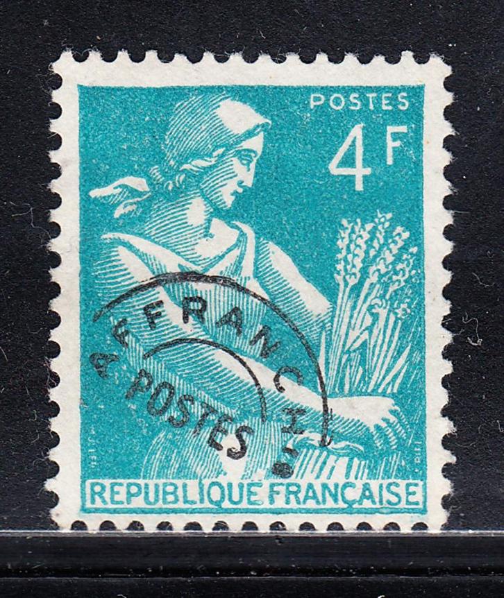 3559 - Frankrijk michel 991 gebruikt , Boerin met oogst ,, Postzegels en Munten, Postzegels | Europa | Frankrijk, Gestempeld, Verzenden