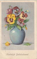 BLOEM BLOEMEN  JAREN 50 ZEER MOOIE OUDE KAART KH466, Verzenden, 1940 tot 1960, Gelopen, Overige thema's